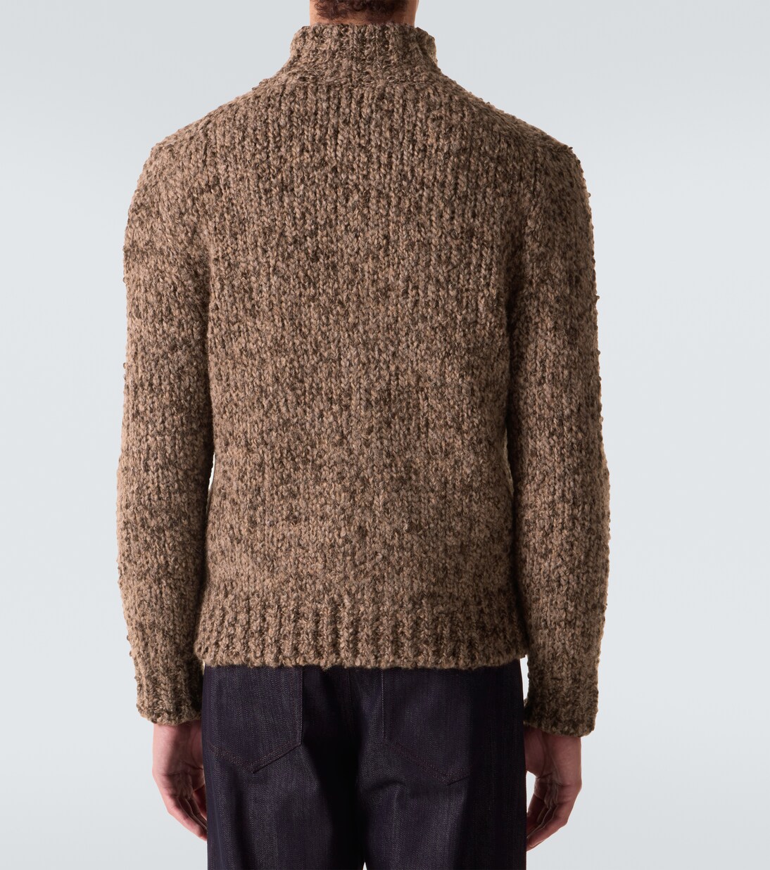 Alpaca and wool zip-up cardigan | Moncler