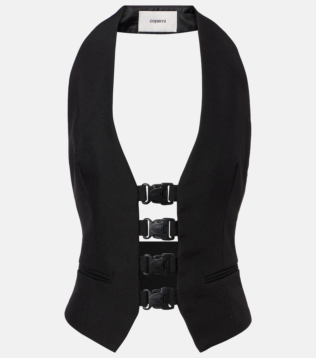 Halterneck open-back top | Coperni