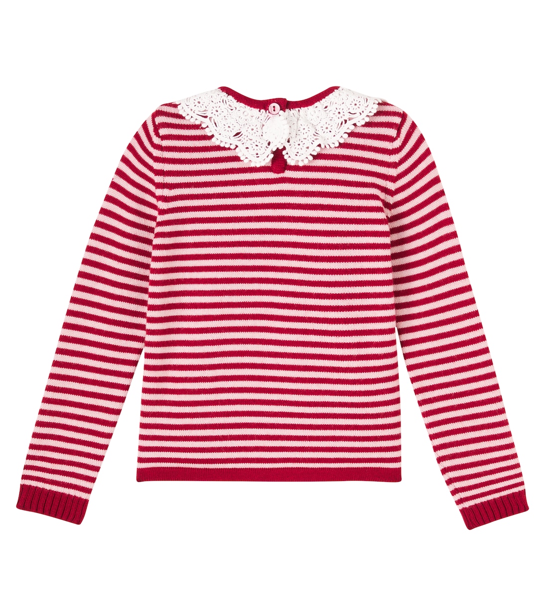 Pull Blanca rayé en laine | La Coqueta