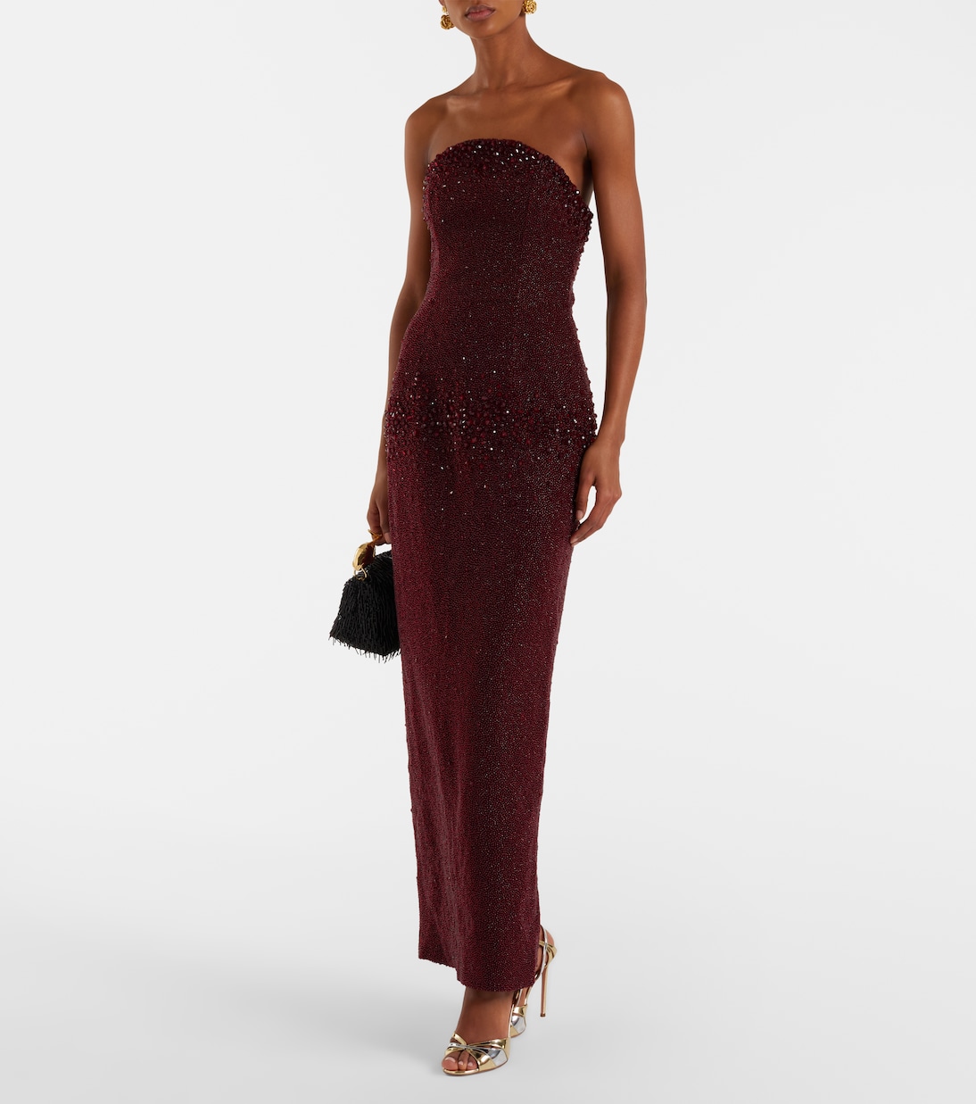 Tina embellished strapless gown | Clio Peppiatt