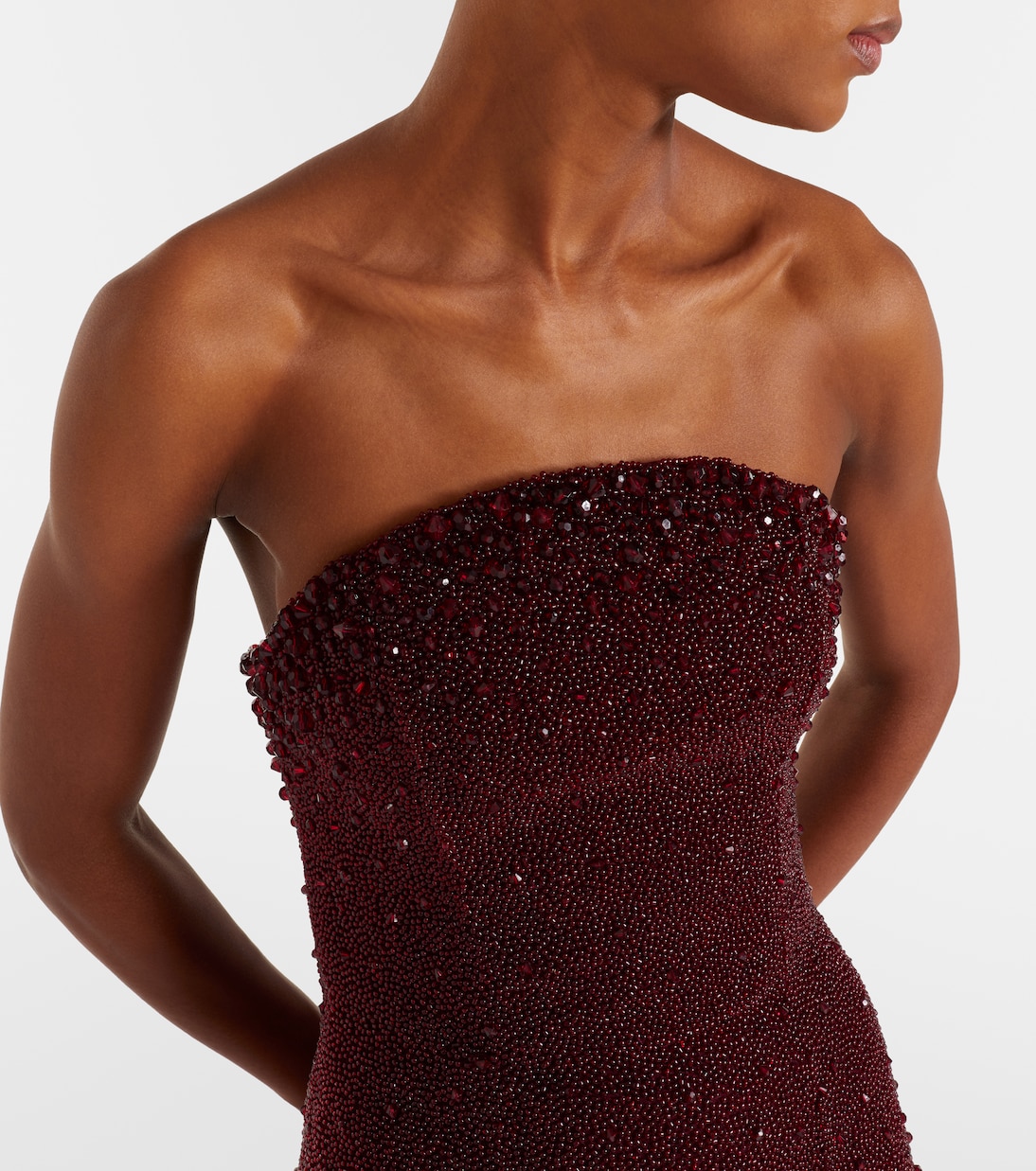 Tina embellished strapless gown | Clio Peppiatt