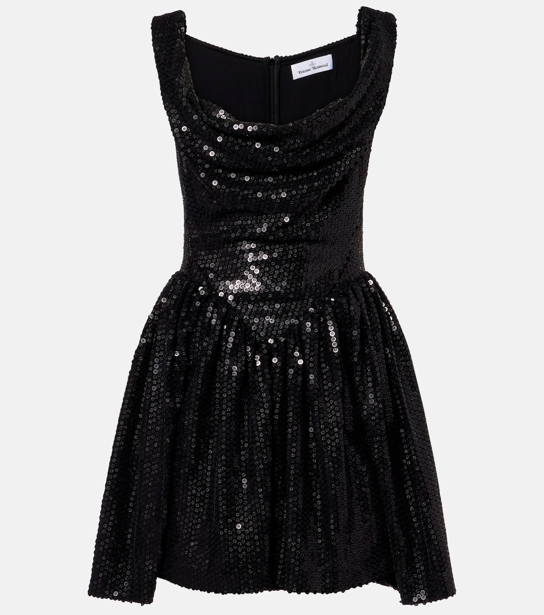 Mini Sunday sequined draped corset dress | Vivienne Westwood