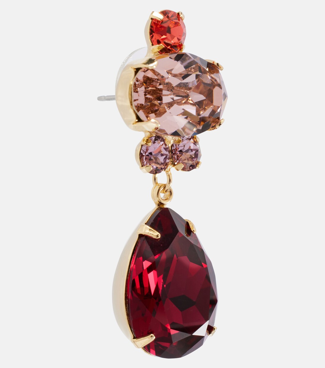 Ohrringe Catherine, 18kt vergoldet, mit Kristallen | Jennifer Behr