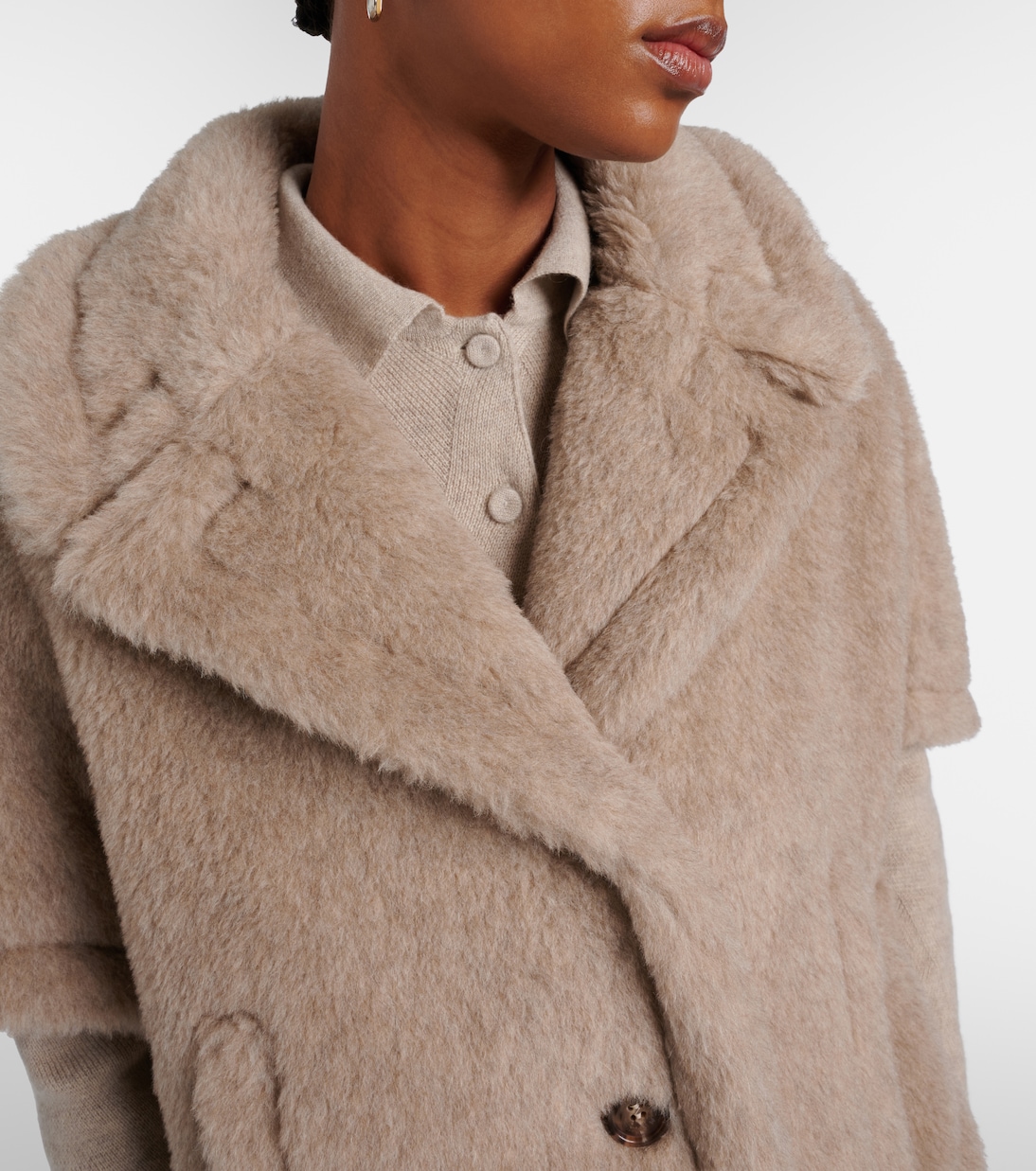 Corvino teddy cape | Max Mara
