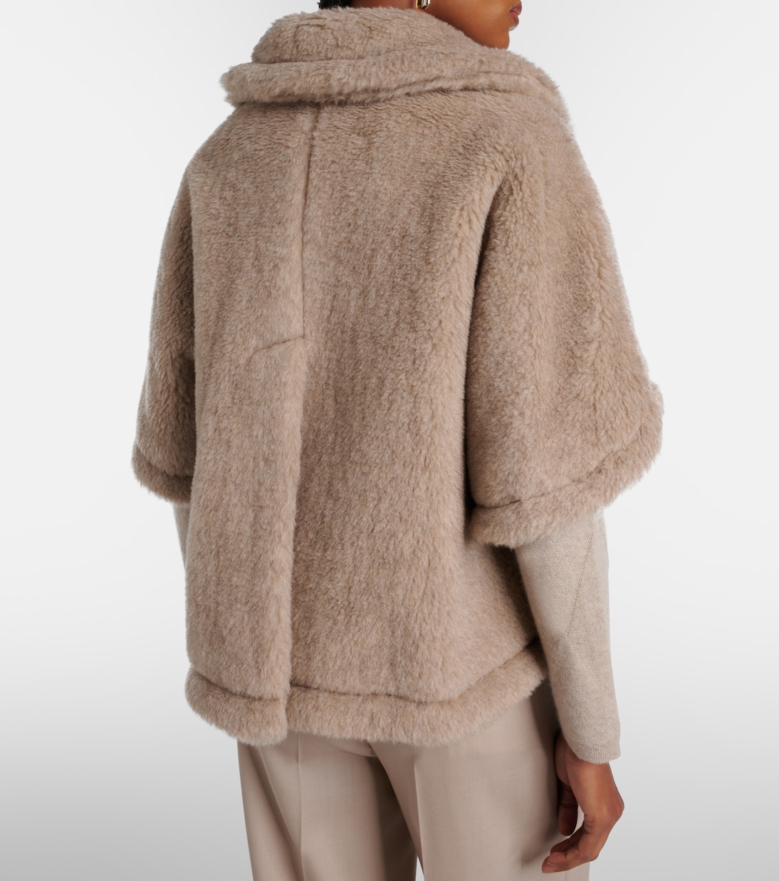 Corvino teddy cape | Max Mara