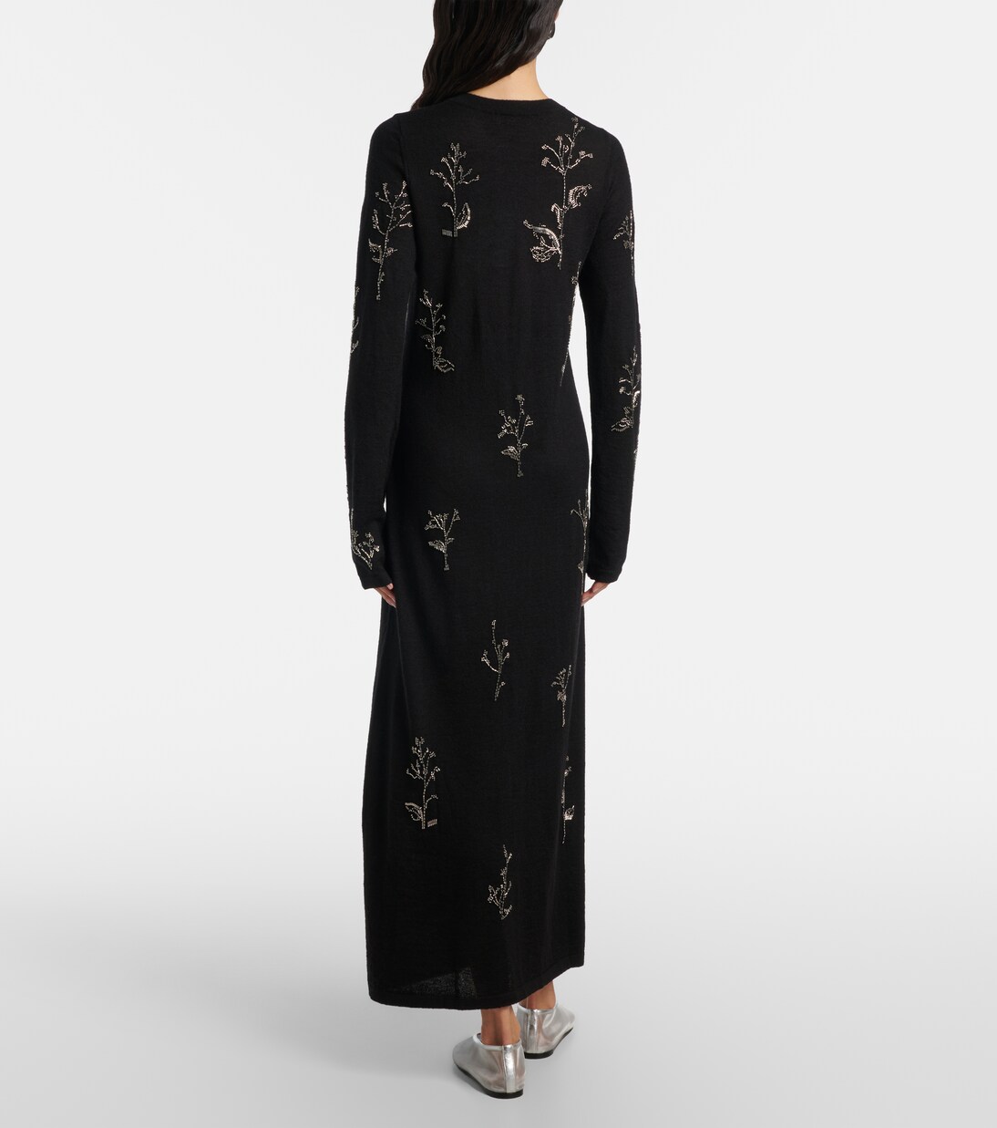 Beaded wool and silk maxi dress | Altuzarra
