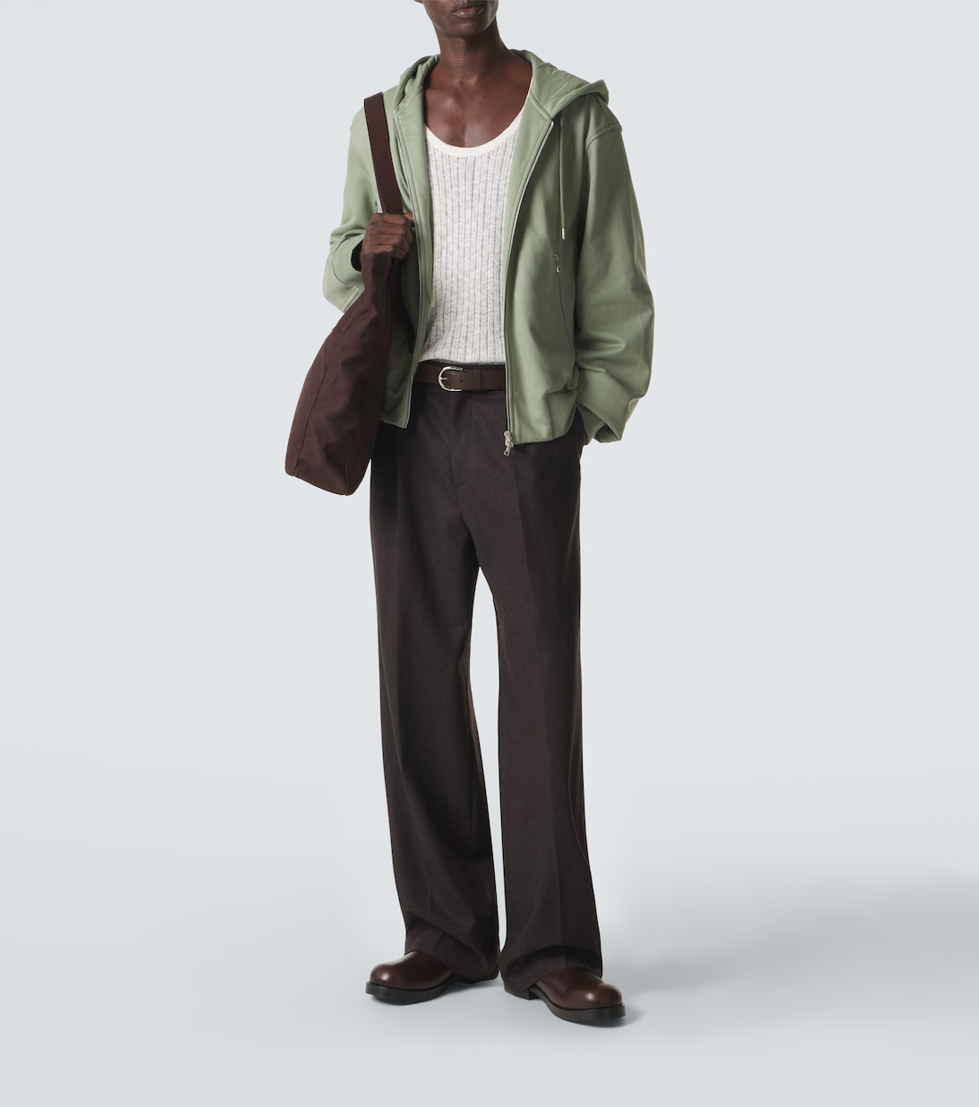 Cotton zip-up hoodie | Dries Van Noten