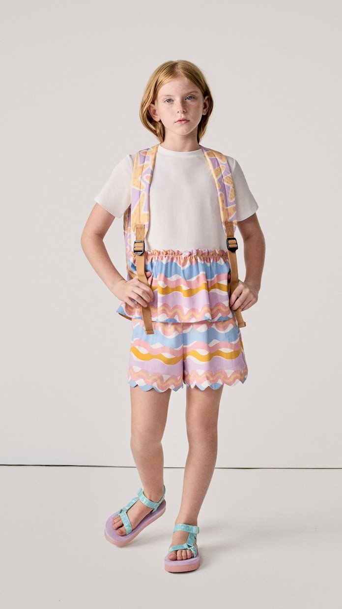 Printed cotton jersey T-shirt | Stella McCartney Kids