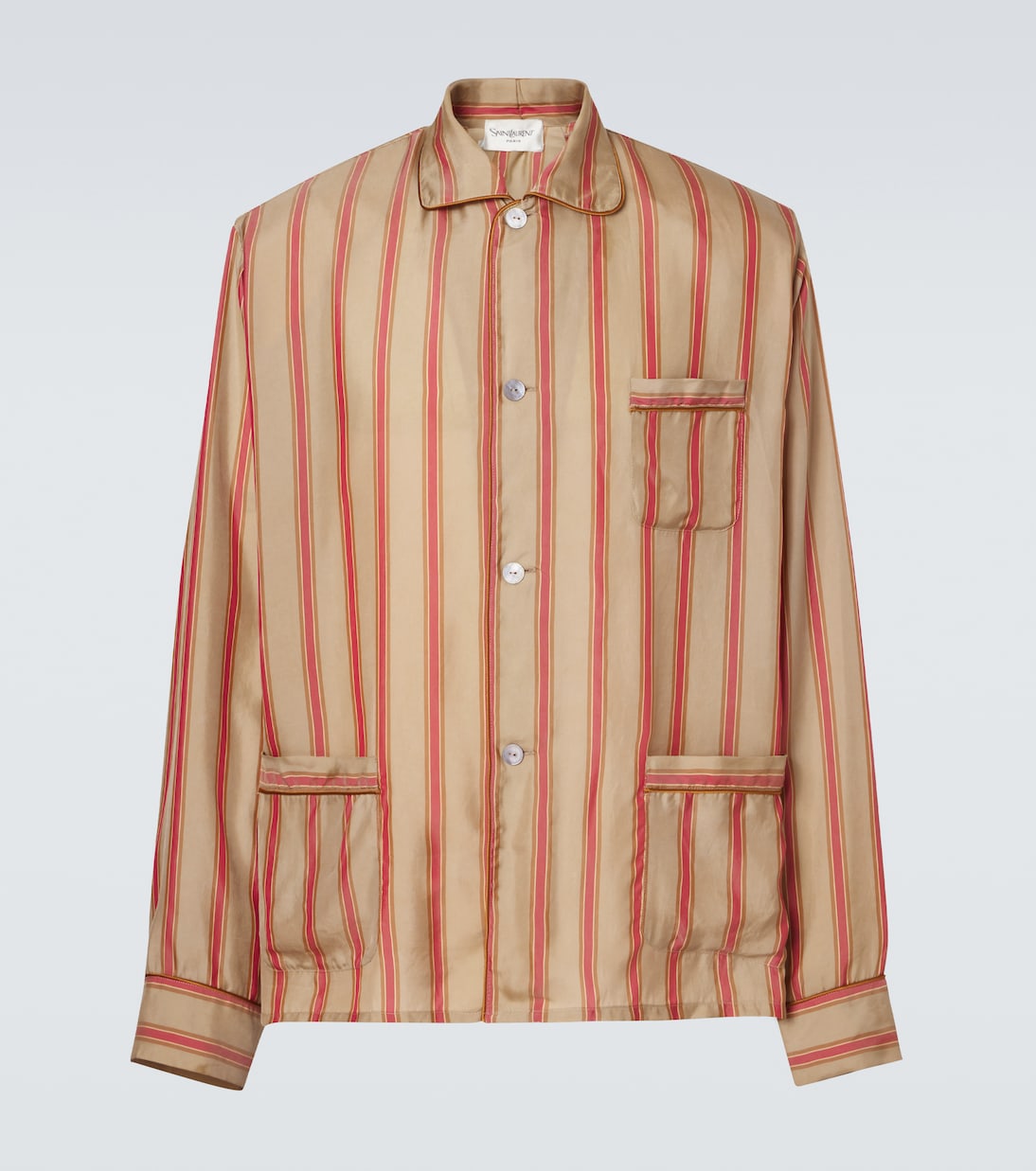 Striped twill shirt | Saint Laurent