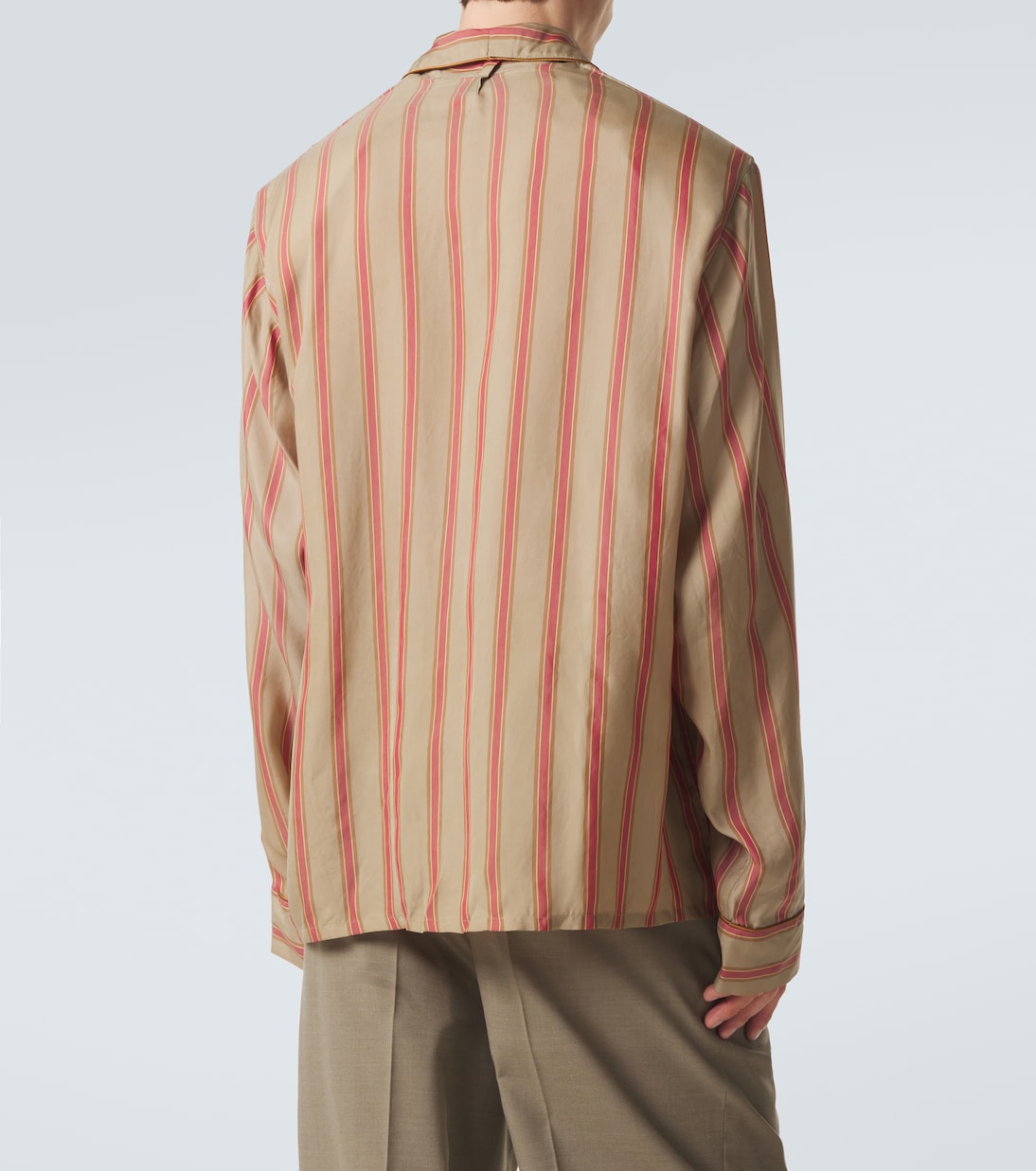 Striped twill shirt | Saint Laurent