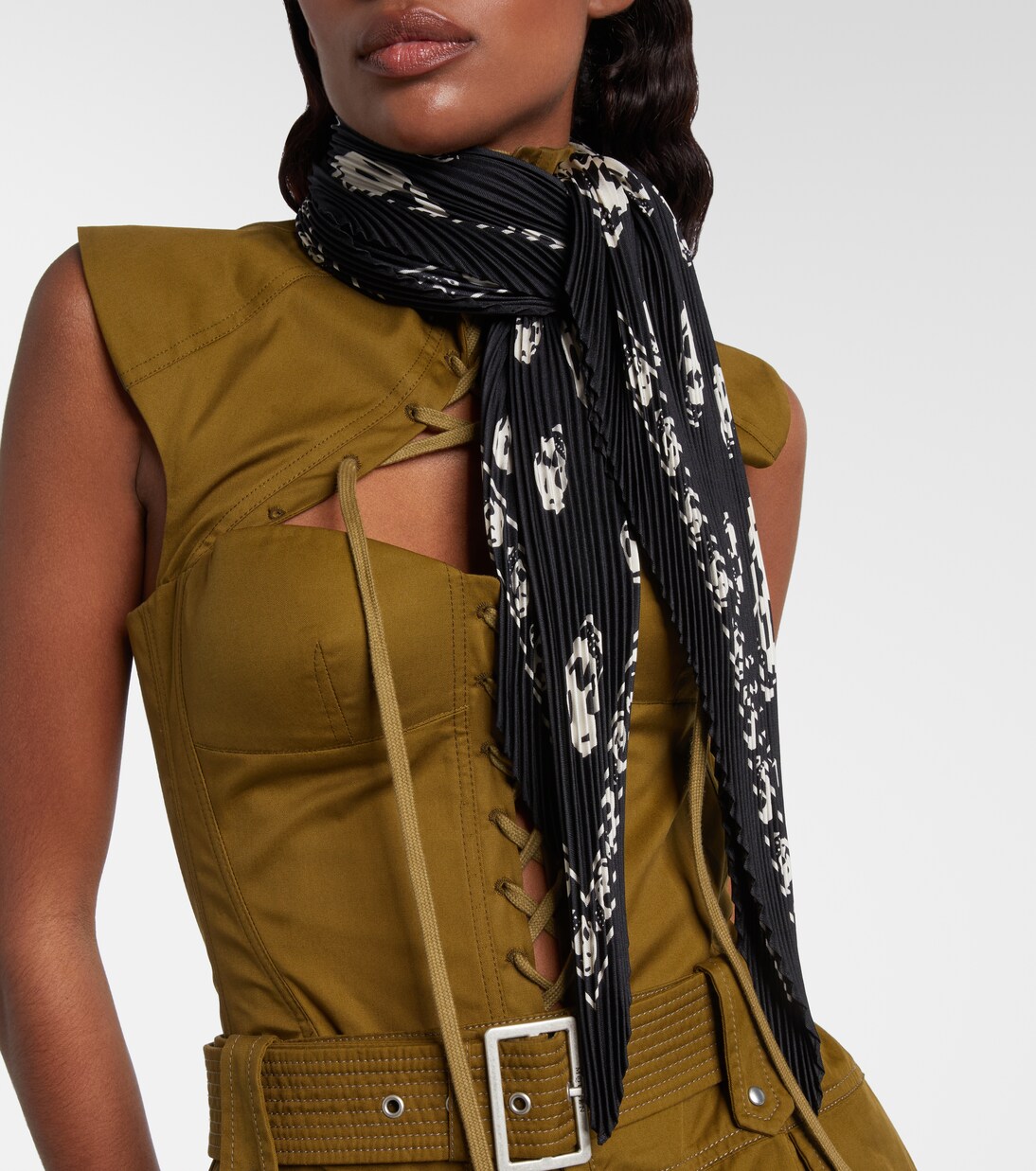 Tuch Skull aus Seide | McQueen