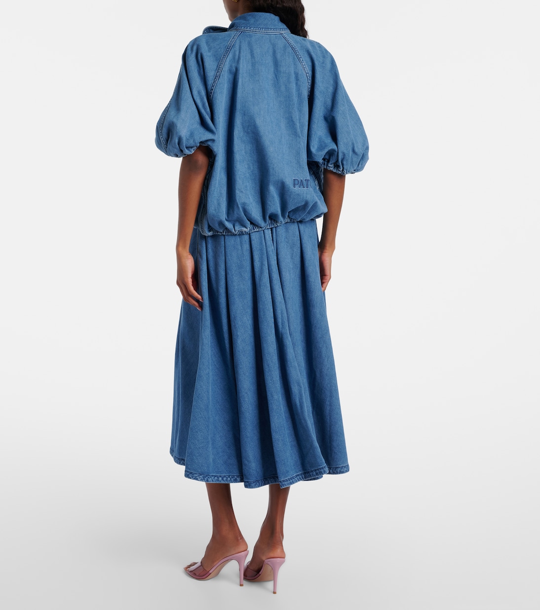 Denim midi skirt | Patou