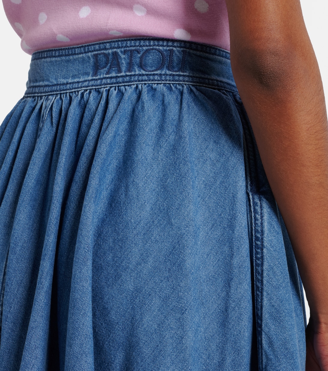 Denim midi skirt | Patou