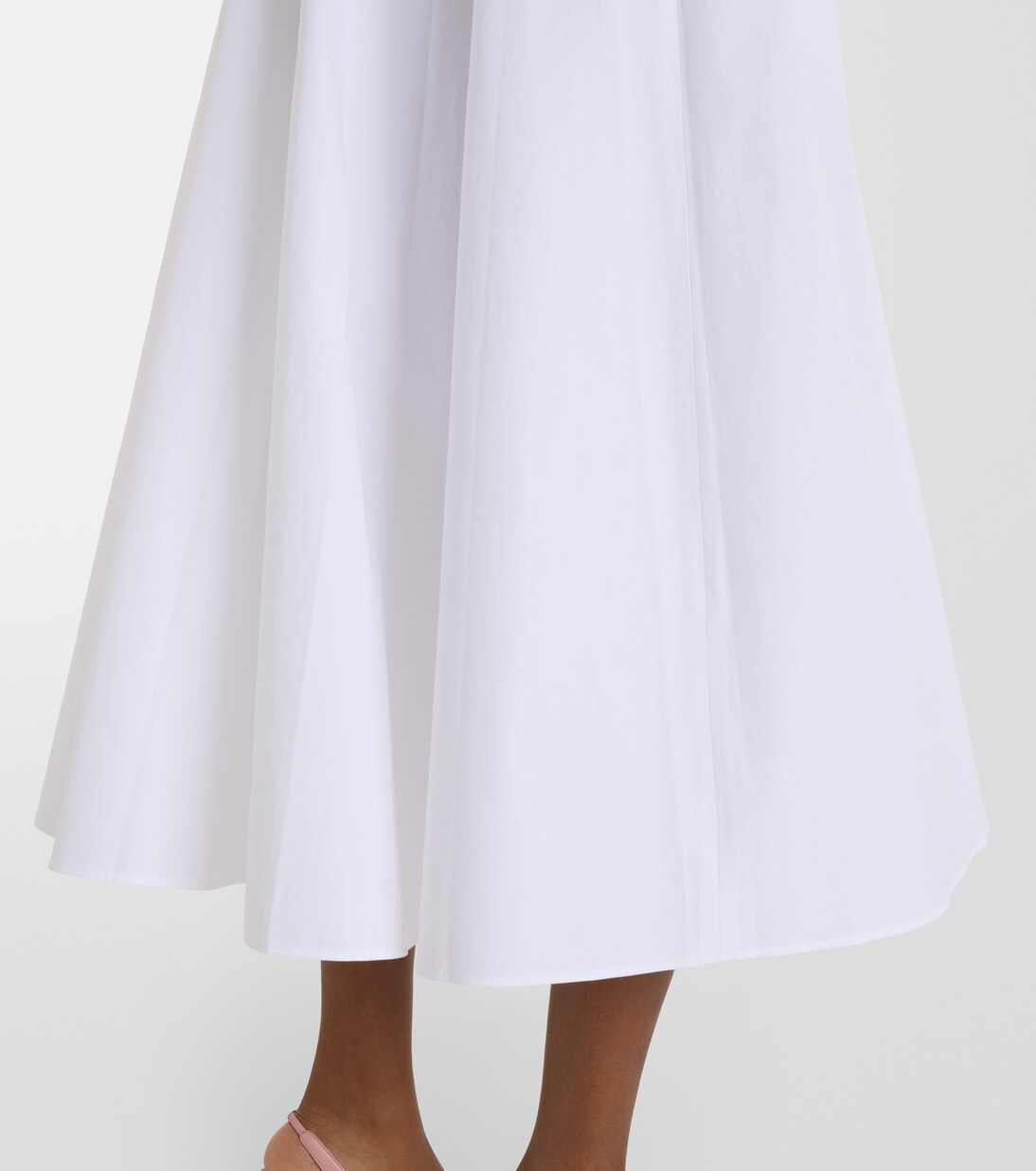 Gathered cotton midi dress | Patou