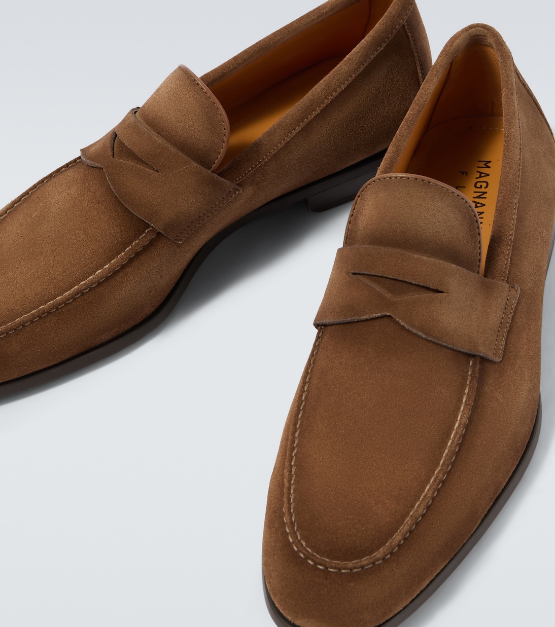 Diezma suede penny loafers | Magnanni