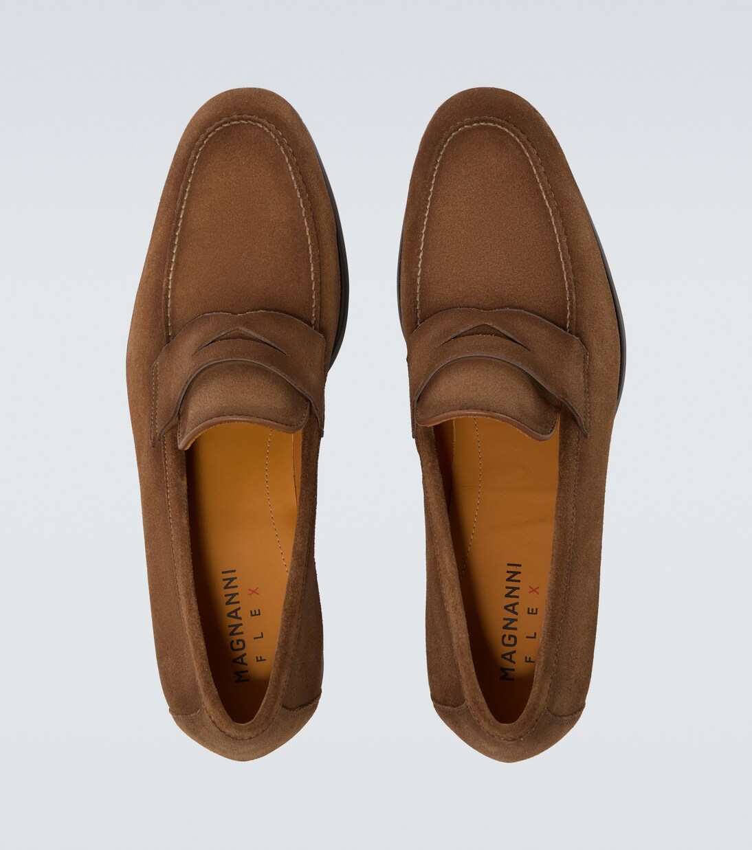 Diezma suede penny loafers | Magnanni
