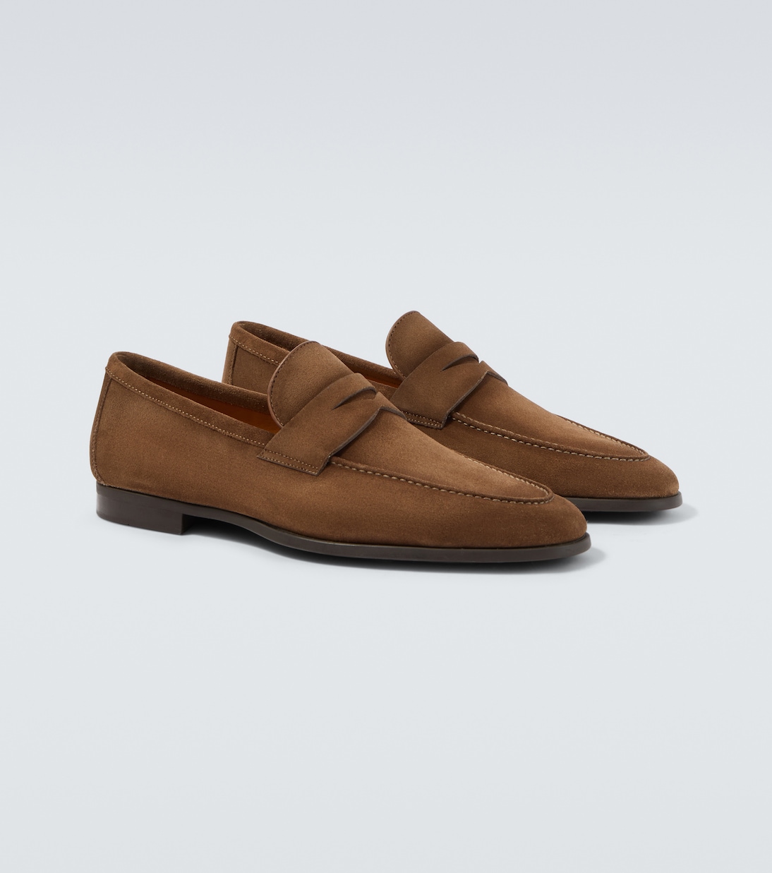 Diezma suede penny loafers | Magnanni