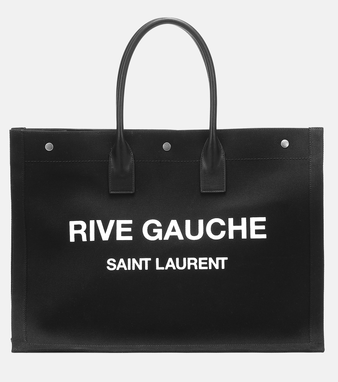 Tote Rive Gauche aus Canvas in Schwarz Saint Laurent Mytheresa