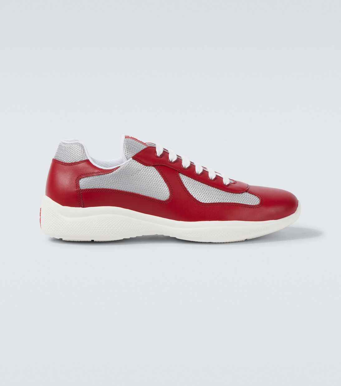 America's Cup leather-trimmed sneakers | Prada