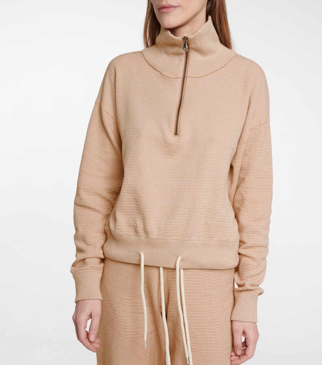 Buckingham cotton knit sweatshirt | Varley