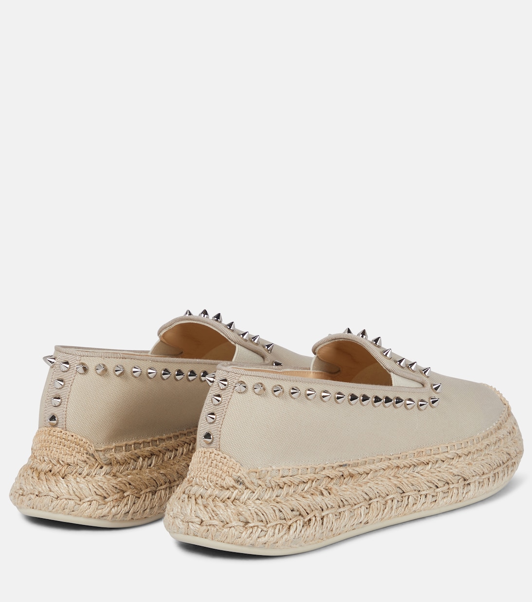 Espaboat studded canvas espadrilles | Christian Louboutin