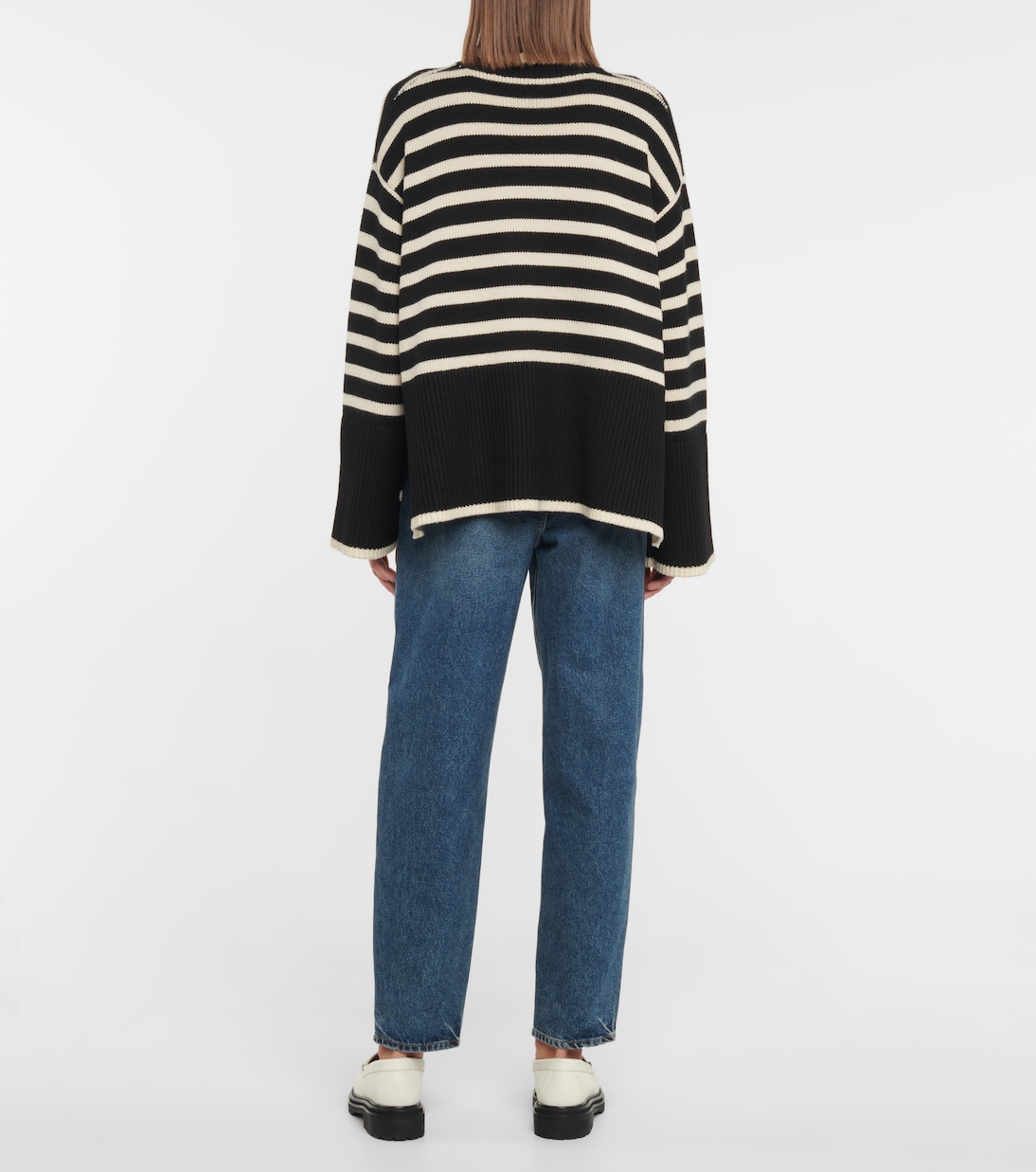 Rollkragenpullover aus Wolle und Baumwolle | Toteme