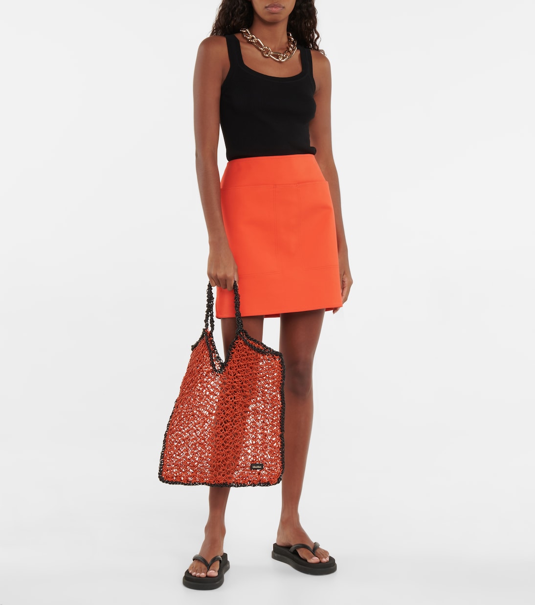 Cento cotton crêpe tank top | Max Mara