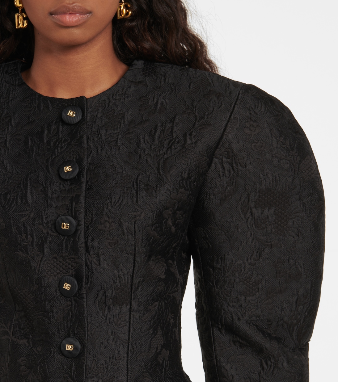 Jacquard cotton and silk jacket | Dolce&Gabbana