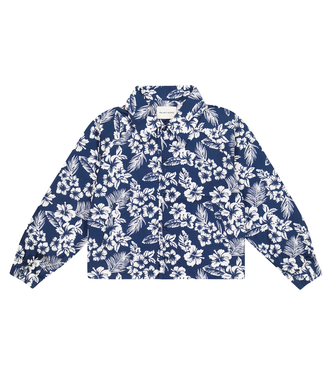 Camisa Hibiscus de sarga de algodón | The New Society