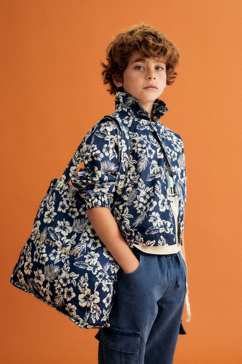 Camisa Hibiscus de sarga de algodón | The New Society