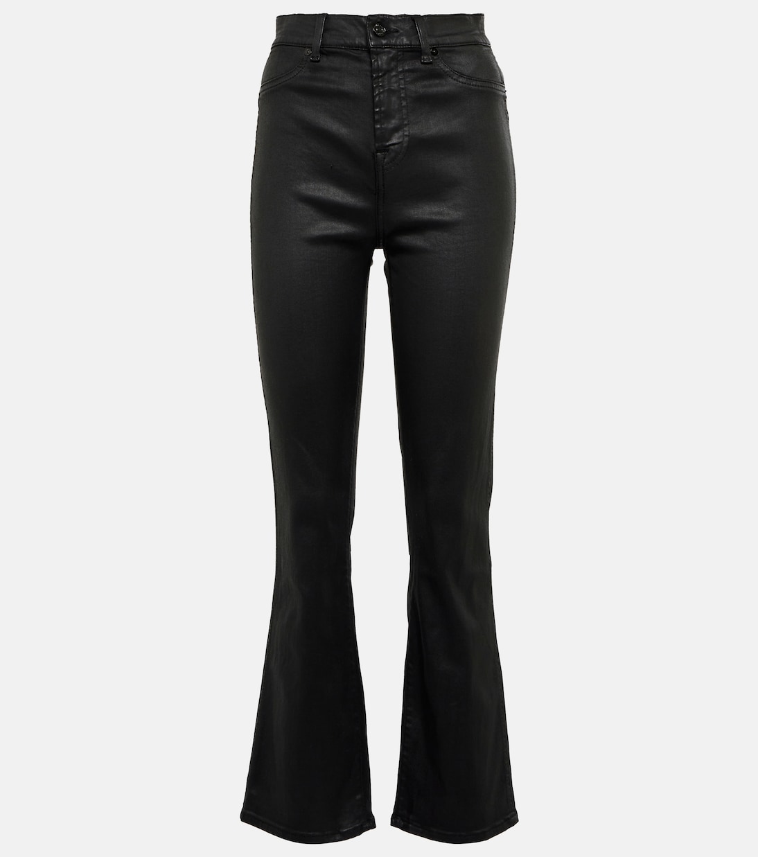 High-rise coated bootcut jeans | 7 For All Mankind