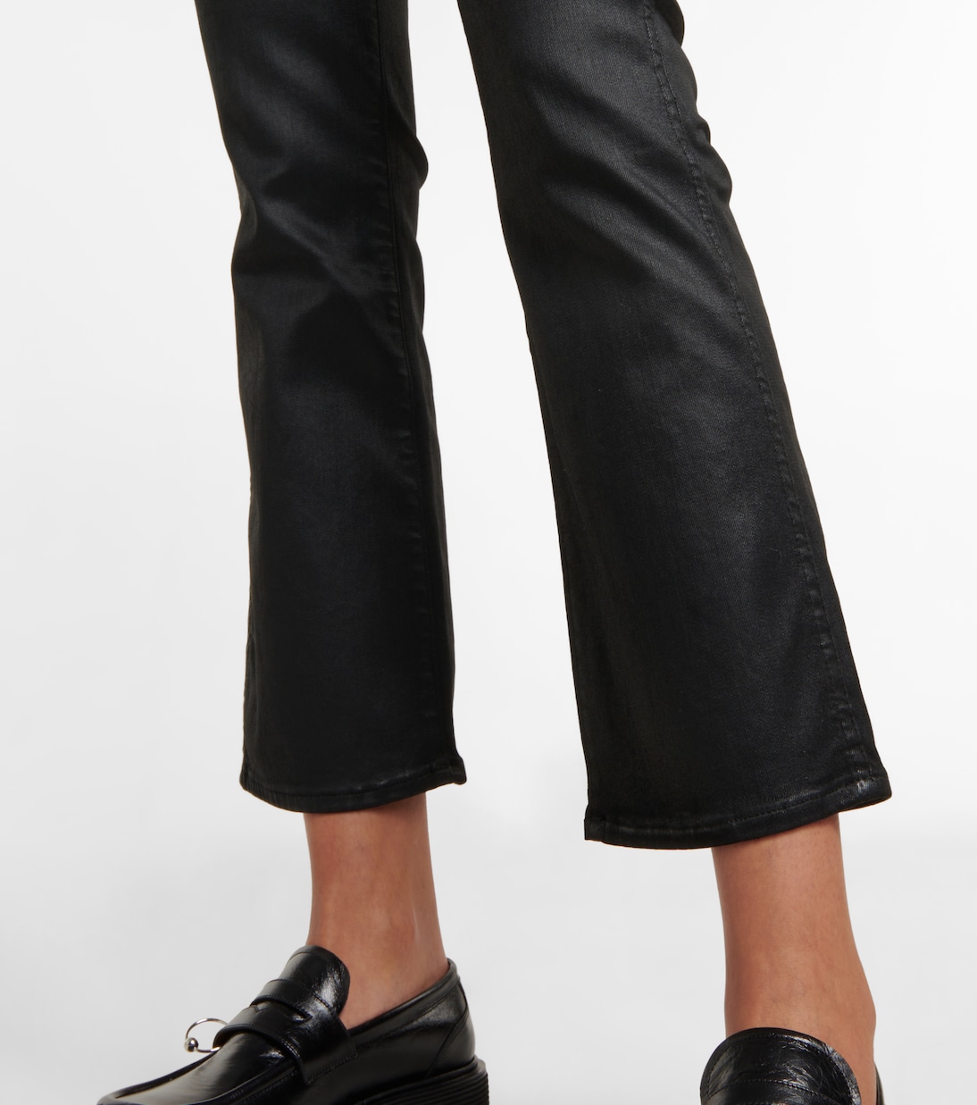 High-rise coated bootcut jeans | 7 For All Mankind