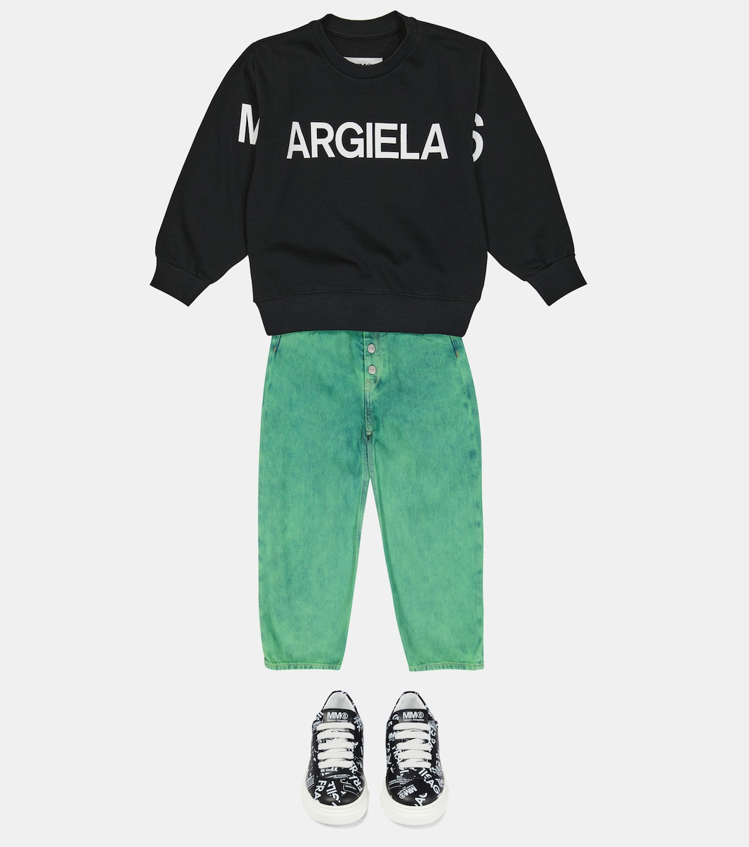 Sweatshirt aus Baumwoll-Jersey | MM6 Maison Margiela Kids