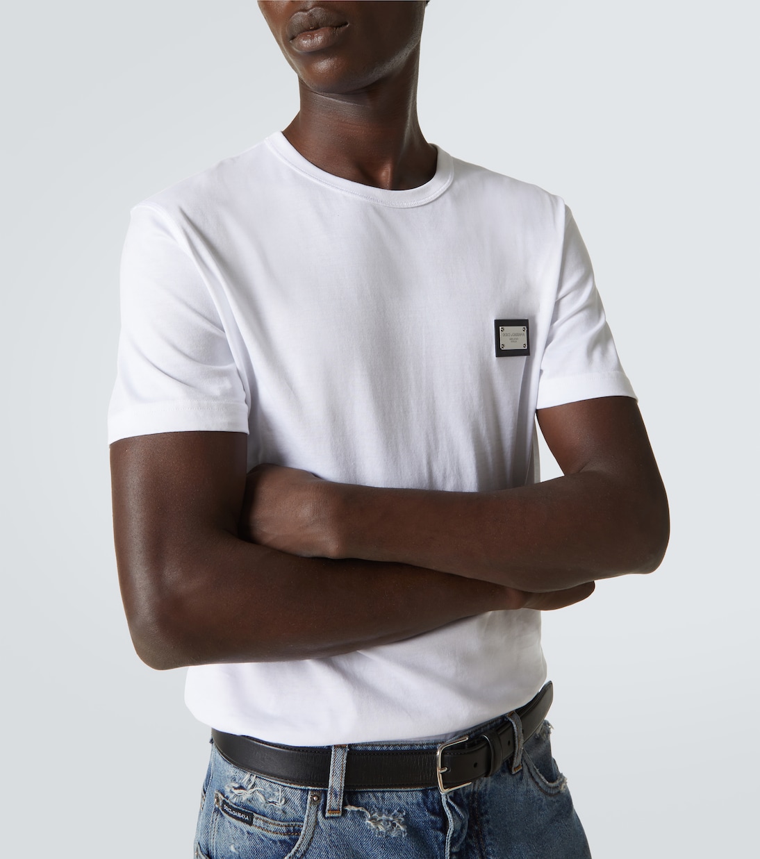 T-shirt en coton à logo | Dolce&Gabbana