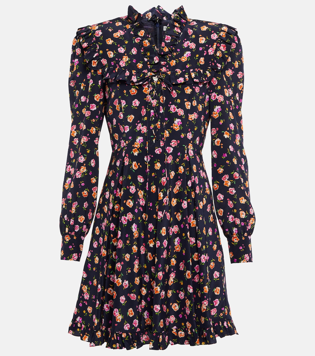 Robe imprimée en soie | Alessandra Rich
