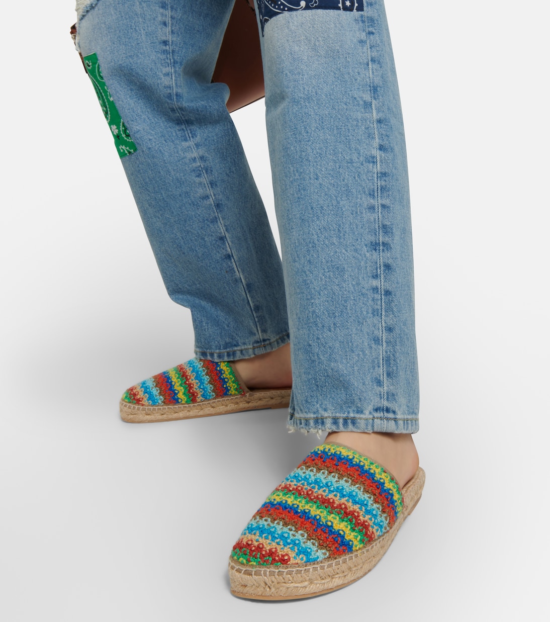 Over The Rainbow espadrilles in multicoloured Alanui Mytheresa
