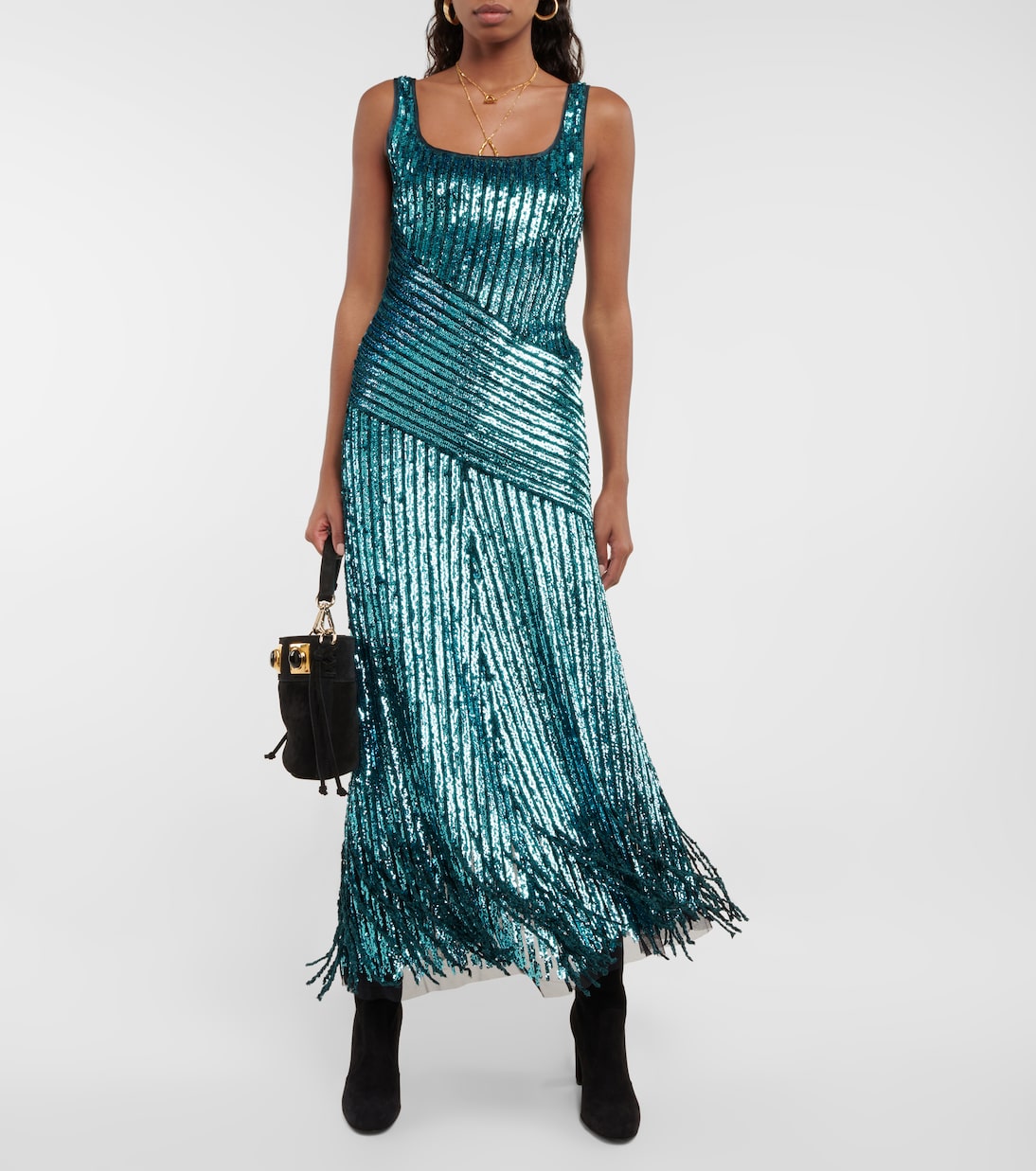 Sleeveless sequined gown | Etro