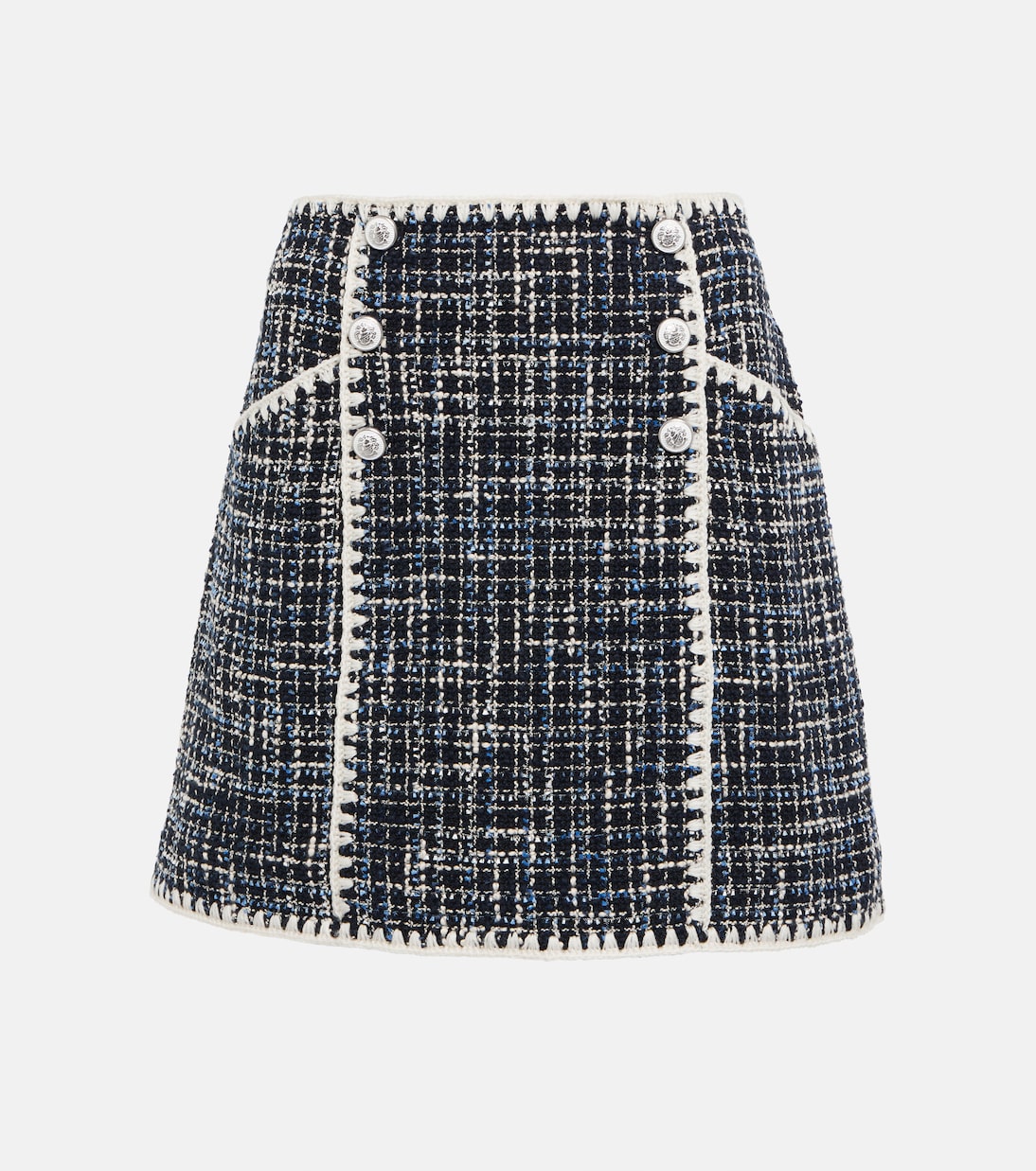 Medford cotton-blend tweed miniskirt | Veronica Beard