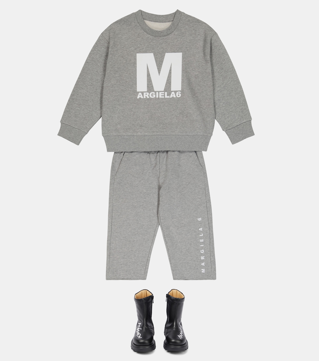 Pantalones en jersey de algodón | MM6 Maison Margiela Kids