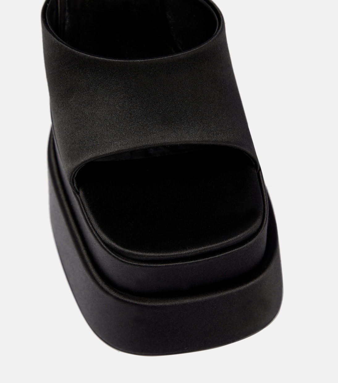 Sandali Medusa Aevitas in raso con plateau | Versace