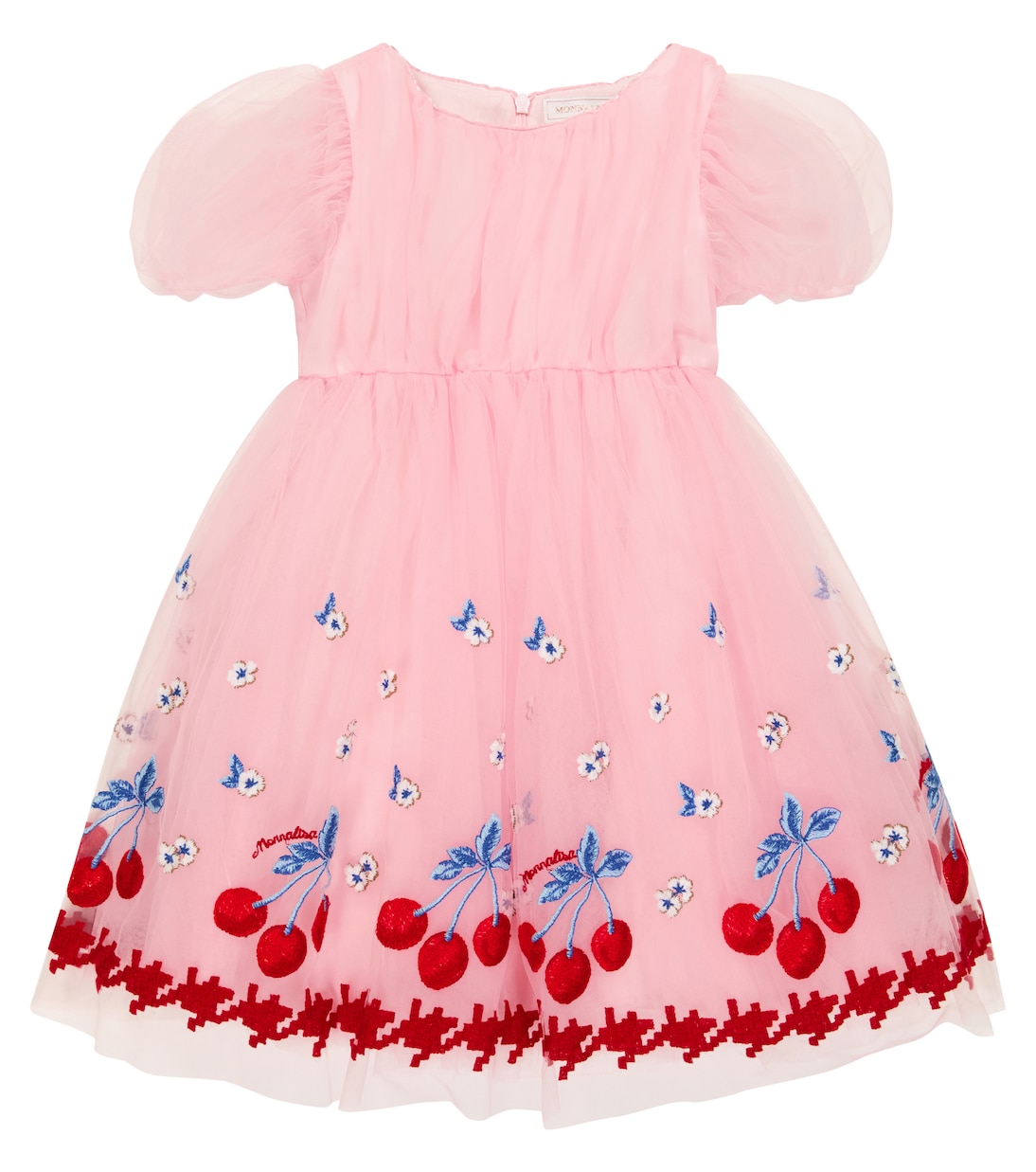 Abito in tulle con ricamo | Monnalisa