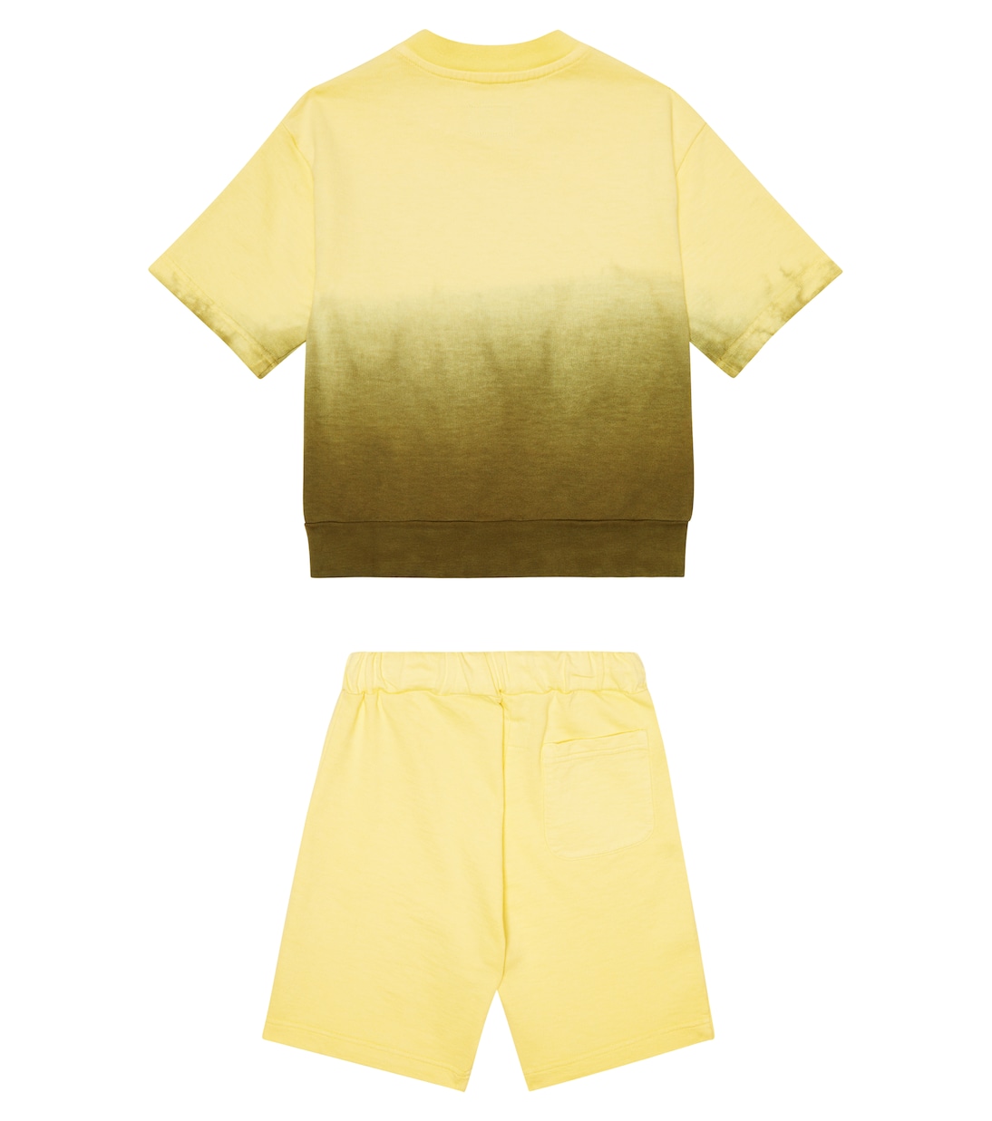 Cotton fleece T-shirt and shorts set | Il Gufo