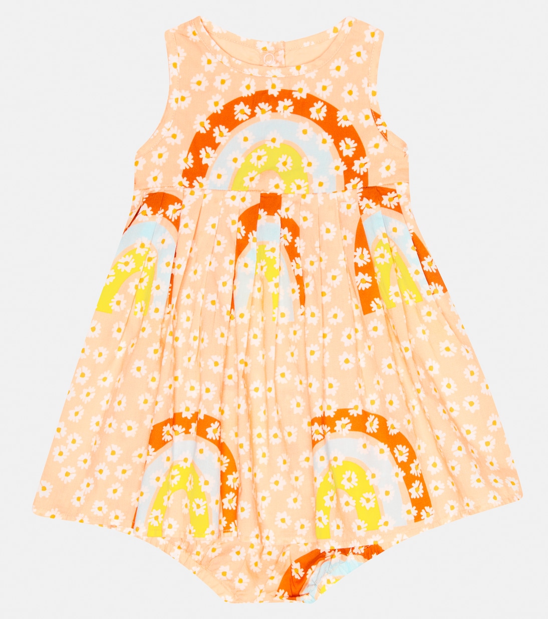 Baby - Abito e culottes in cotone con stampa | Stella McCartney Kids