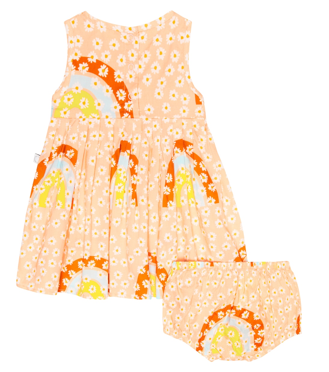 Baby - Abito e culottes in cotone con stampa | Stella McCartney Kids