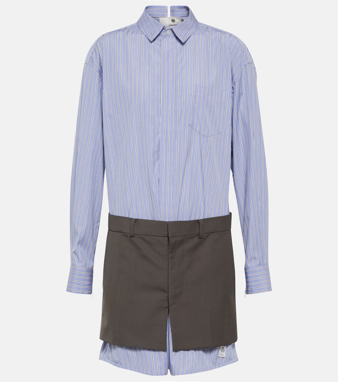 X Thomas Mason Minikleid aus Baumwolle | Sacai