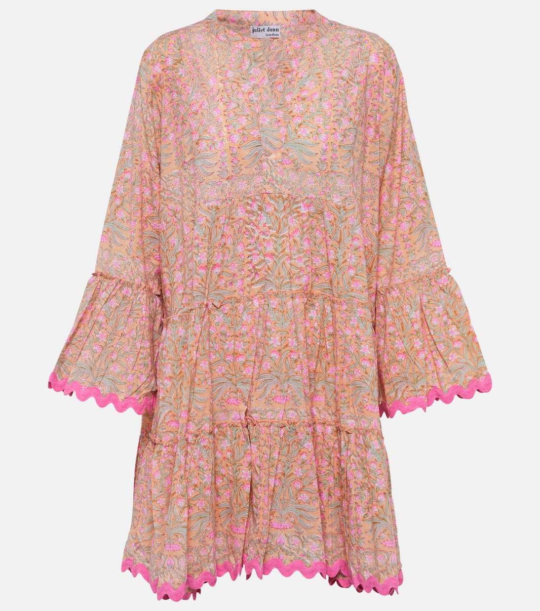 Bedrucktes Minikleid aus Baumwolle | Juliet Dunn