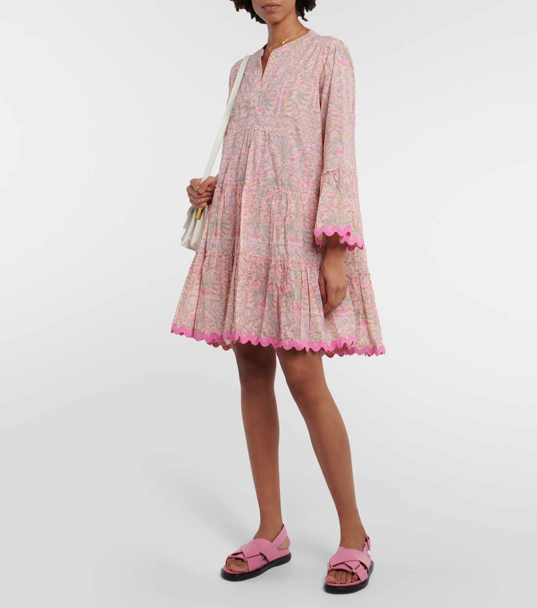 Bedrucktes Minikleid aus Baumwolle | Juliet Dunn