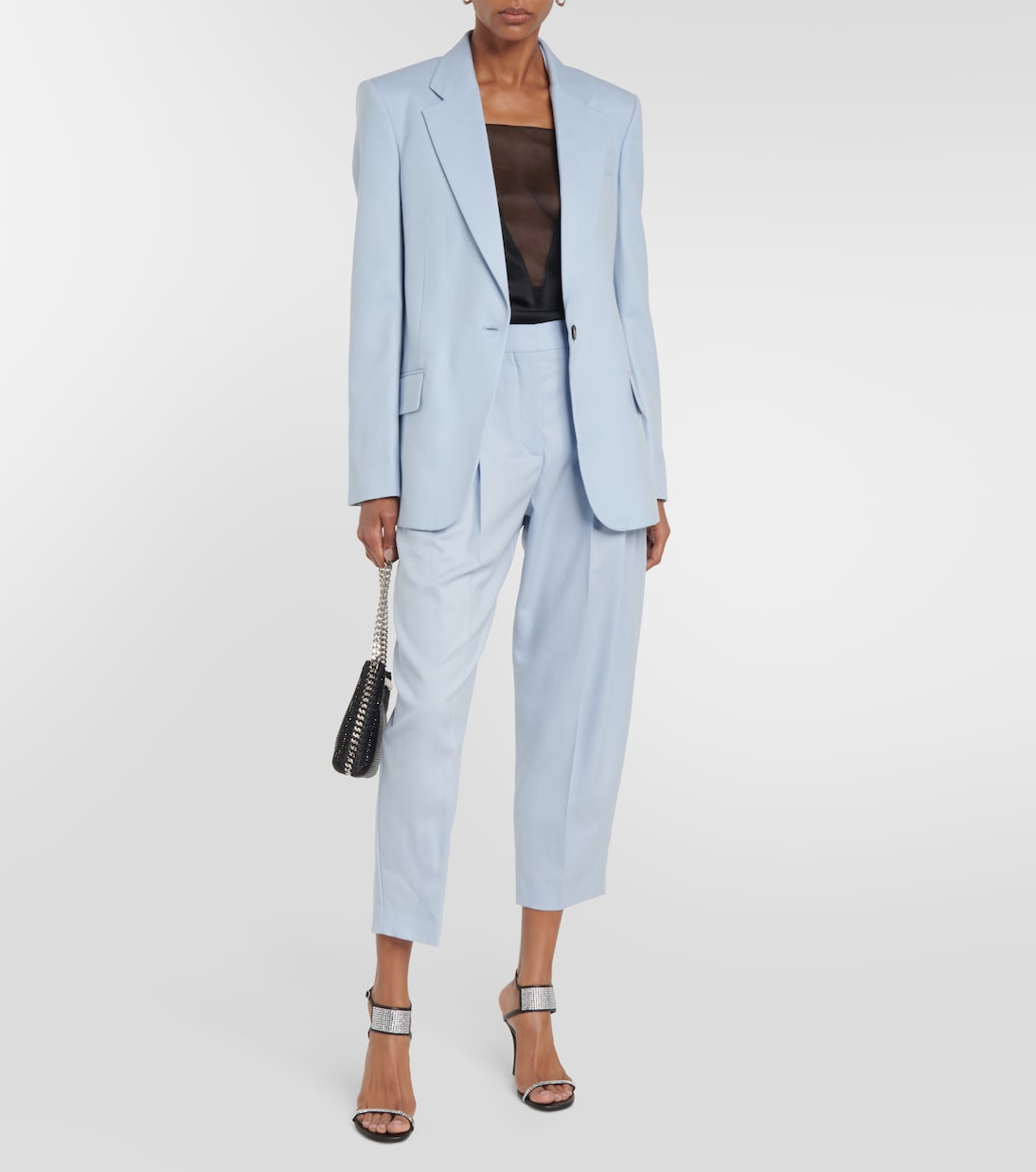Blazer in flanella di lana | Stella McCartney