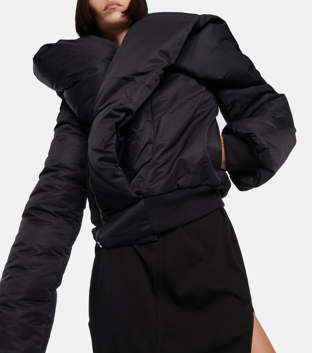 Doll draped bomber jacket | Rick Owens