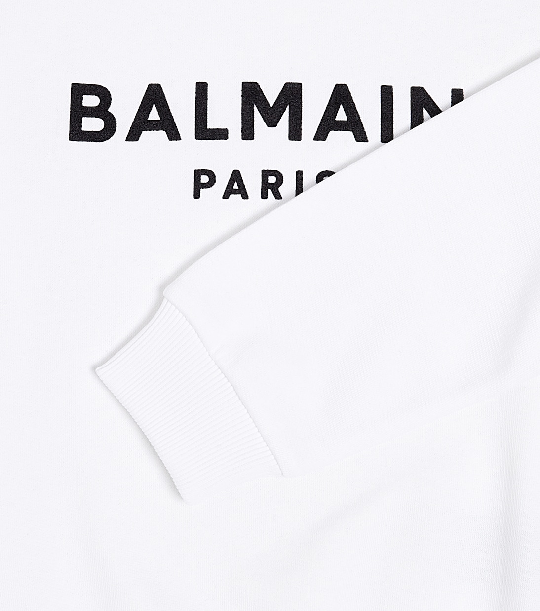 Sudadera en jersey de algodón con logo | Balmain Kids